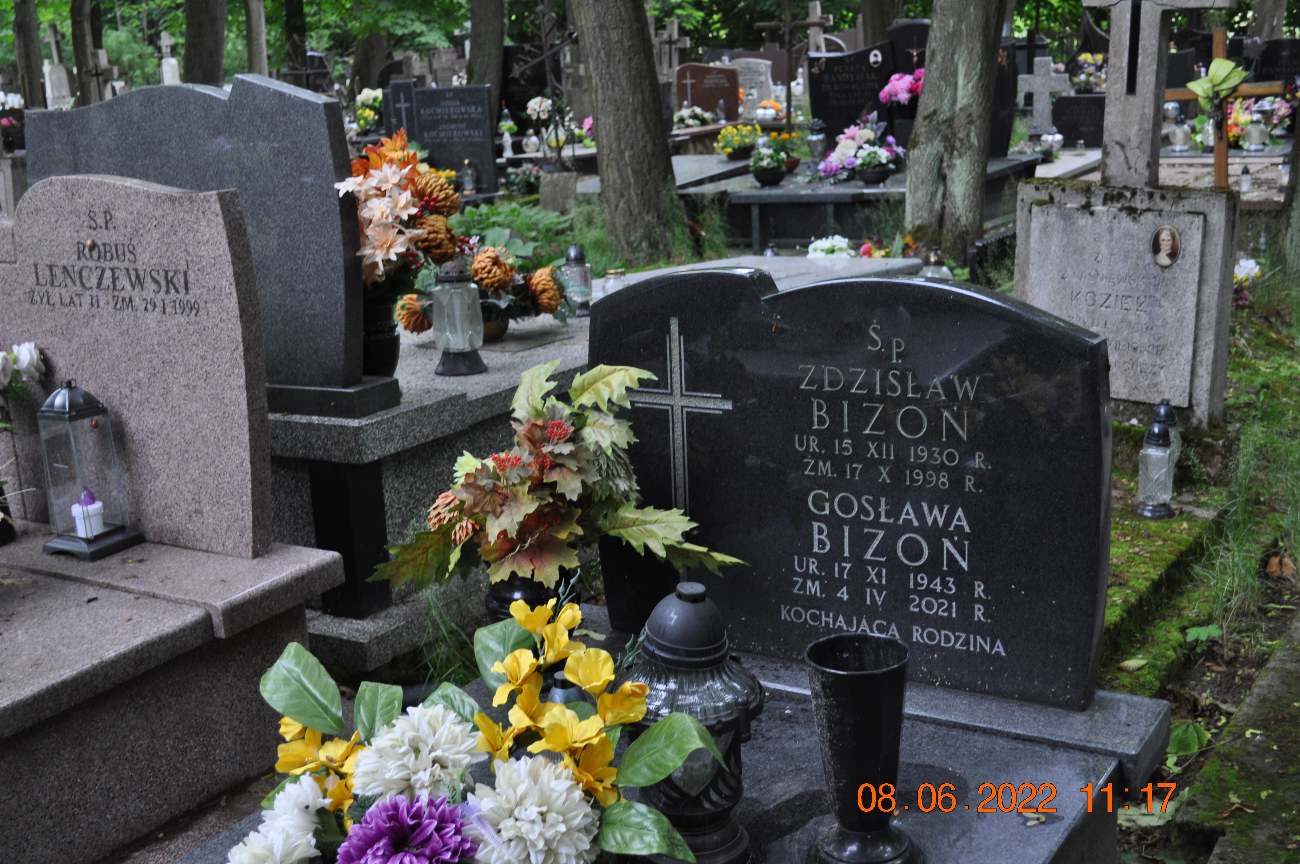 Gosława Bizoń 1943 Tworki (Pruszków) - Grobonet - Wyszukiwarka osób pochowanych